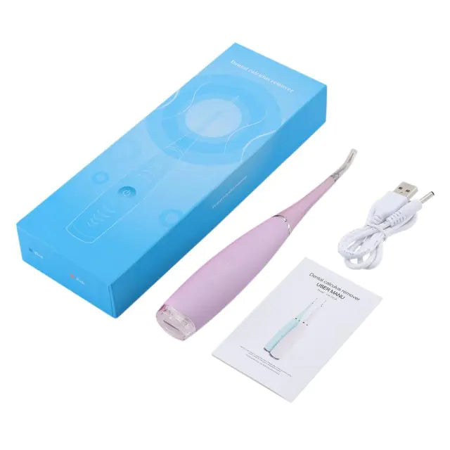 Portable Electric Sonic Dental Scaler Pink Box Pack
