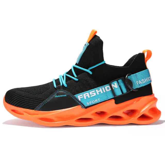 Men's Running Sneakers G133 Black Orange 43