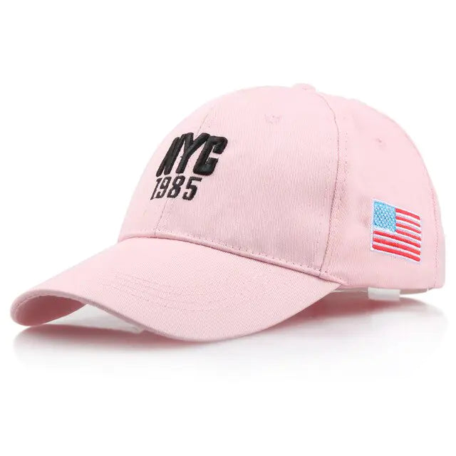 Tactical USA Flag Baseball Caps Pink NYC 58cm