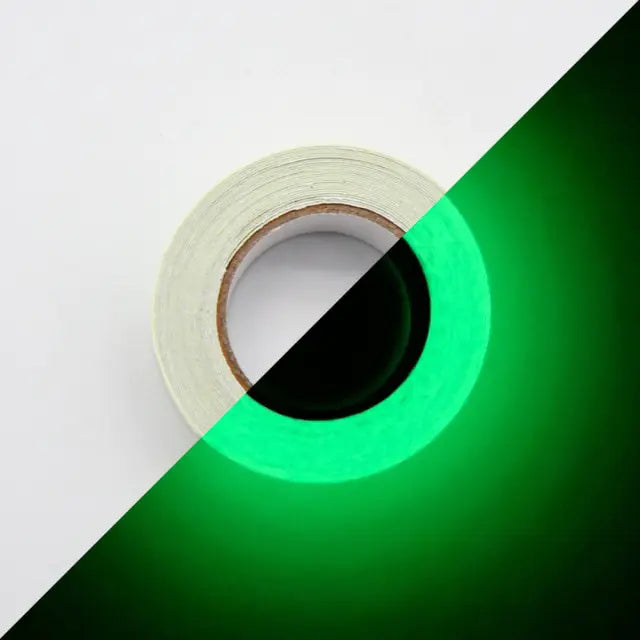 Glow In The Dark Sticker Tape Green 1.5cmX3m