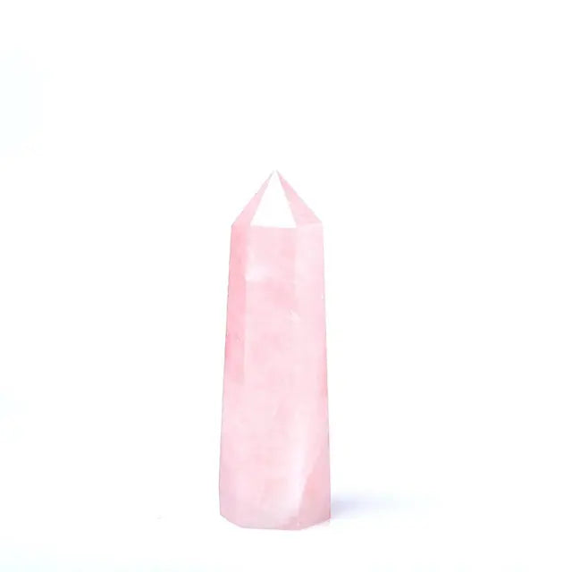 Rose Quartz Crystal Obelisk Rose Quartz 1PCs 50-60mm