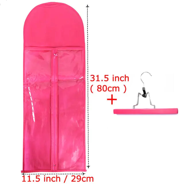 Wig Storage Bag Pink 3