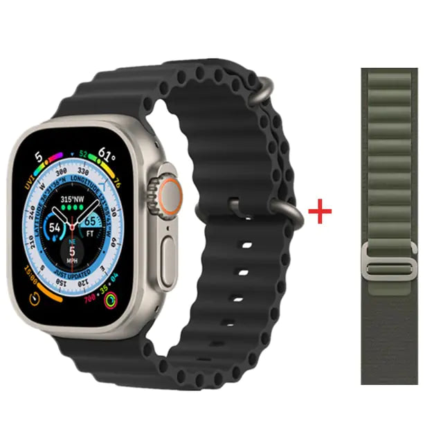Smart Watch Ultra BlackHY-GreenGS