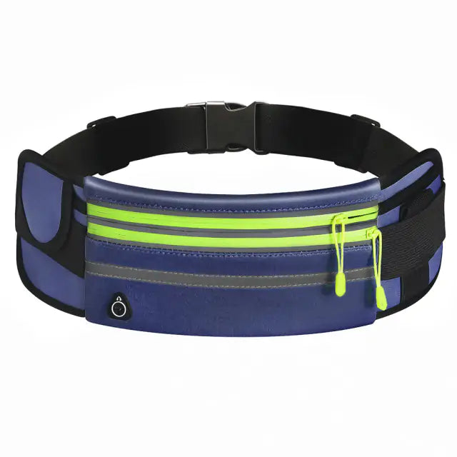Sporty Waist Belt Bag Dark Blue 2