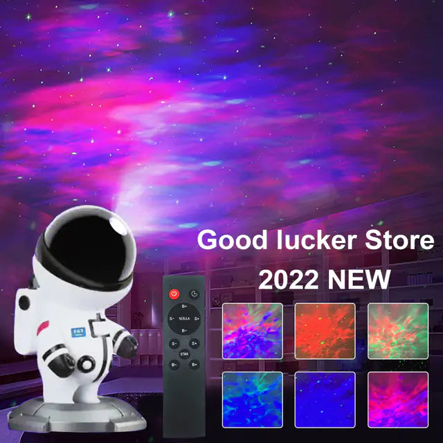 Astronaut Star Projector White