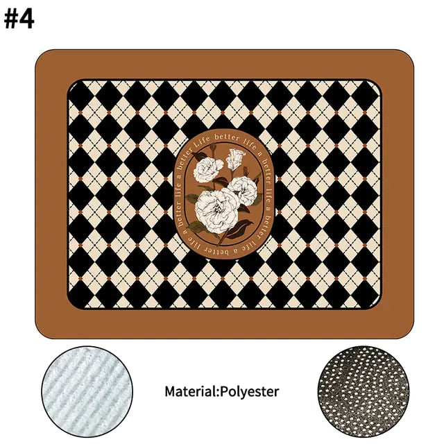 Super Absorbent Drain Pad Checkerboard C S 30 x 40cm