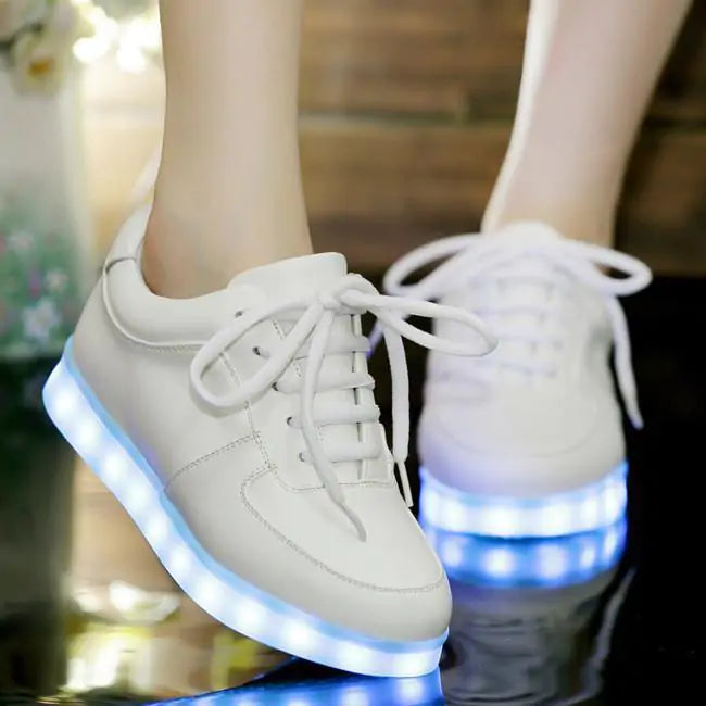 Light-Up Shoes White