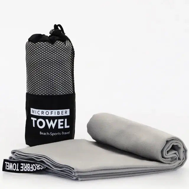 Quick Drying Absorbent Towels Light Grey XL(130x80cm)