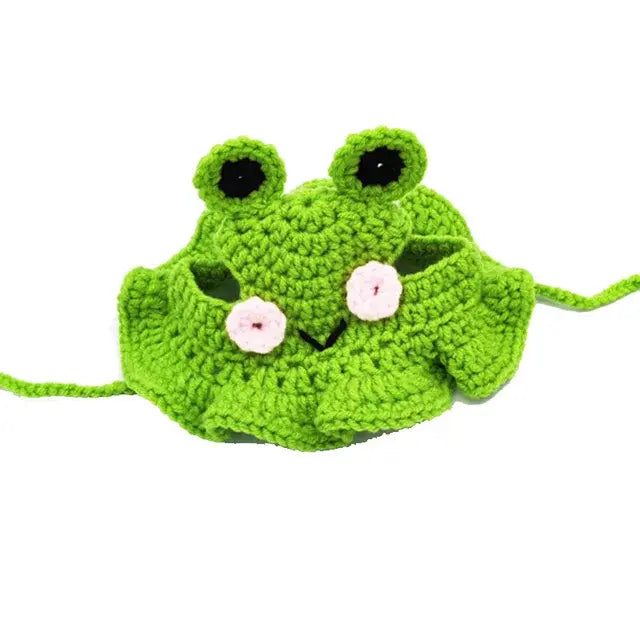 Cute Refined Pet Hat Frog M