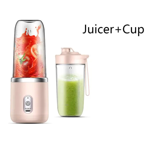 Portable Automatic Juicer Cup Pink Juicer Cup