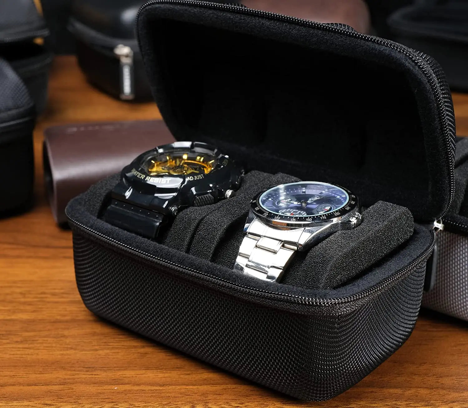 Timekeeper™ - Travel Watch Case 2 Slots