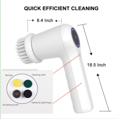 Multifunctional Electric Spin Scrubber White 2