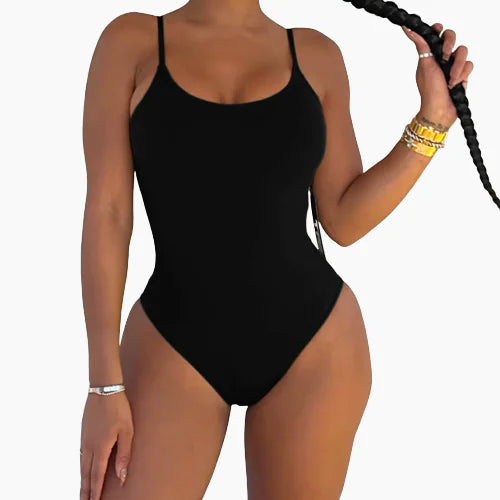 Shapewear Swim Suit Black S