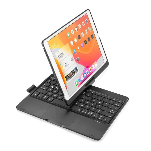 Led Backlight Touchpad Bluetooth Keyboard Case Black iPad 10.2 2020