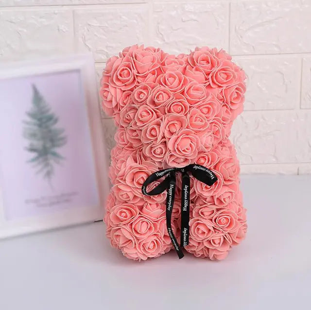 Rose Bear Flowers Flesh Pink Without Crown