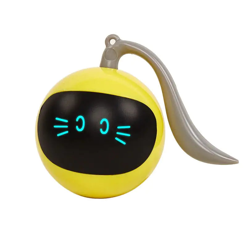 Automatic Self Rotating Cat Toy Yellow