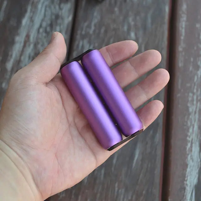 Aluminum Fidget Roller: Stress Relief Purple