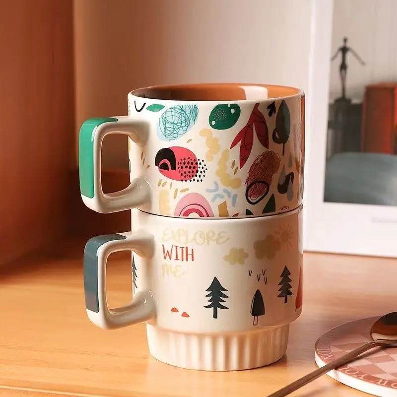 DIY Hand-Painted Ceramic Mug