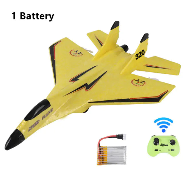 Electric Remote Control Outdoor RC Plane Toys YELLOW-MIG320-1B
