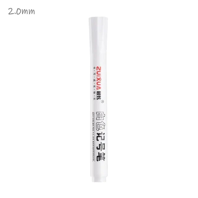 White Marker Gel Pen White 2.0 mm-1 pc