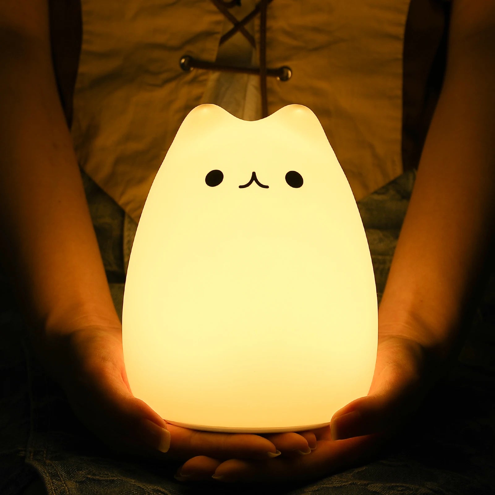Touch Sensor Remote Cat Lamp