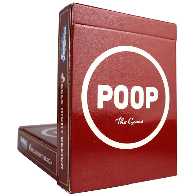 New Poop Card Games Red