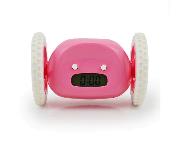 LED Lazy Alarm Clock Pink