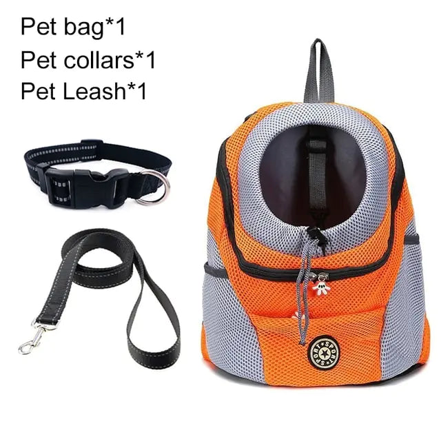 Pet Travel Carrier Bag Orange Set L for 10-13kg