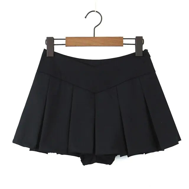 Vintage Kawaii Skirts for Women Black M