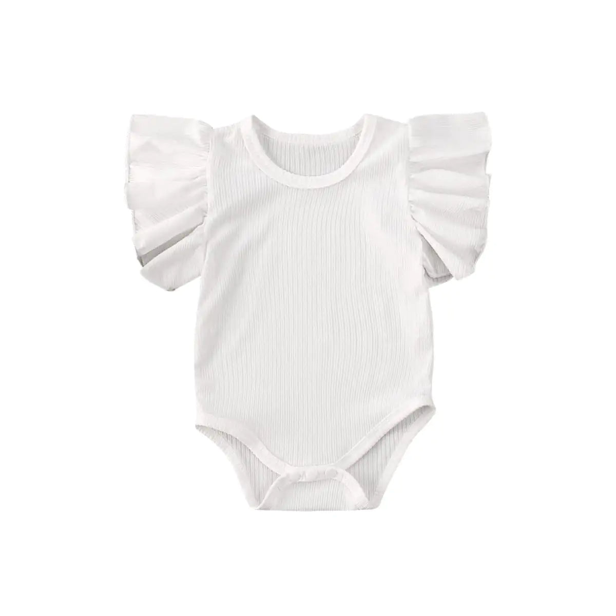 Newborn Body Suit Todder White 3 6Months