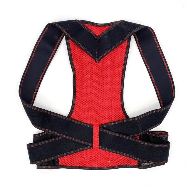 Back Posture Brace Clavicle Support Red XL