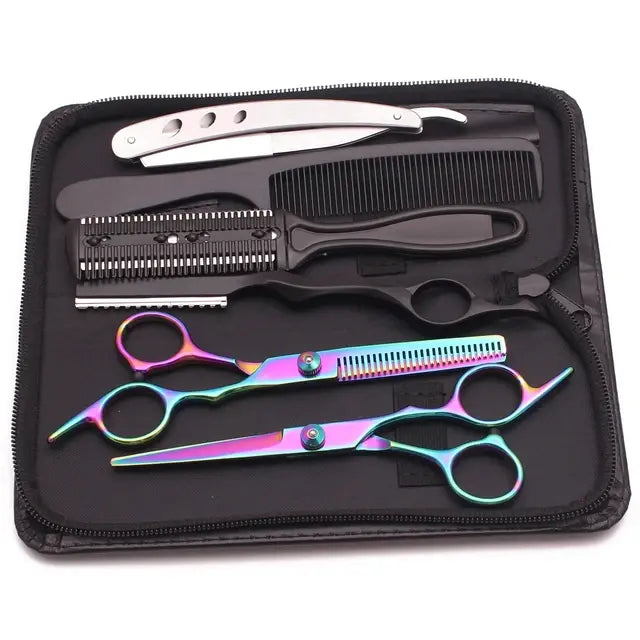 Hairdressing Scissors Set C1-Cai-6in1-3D