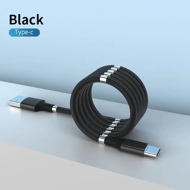 Magic USBC Rope Black Type C 1m