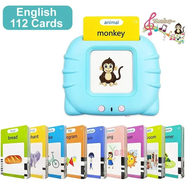 Educational Learning Talking Flash Cards English 112cards 3