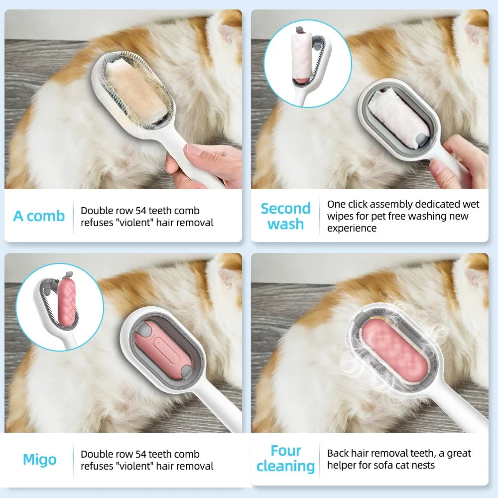 Pet Grooming Brush Massage Comb Remover
