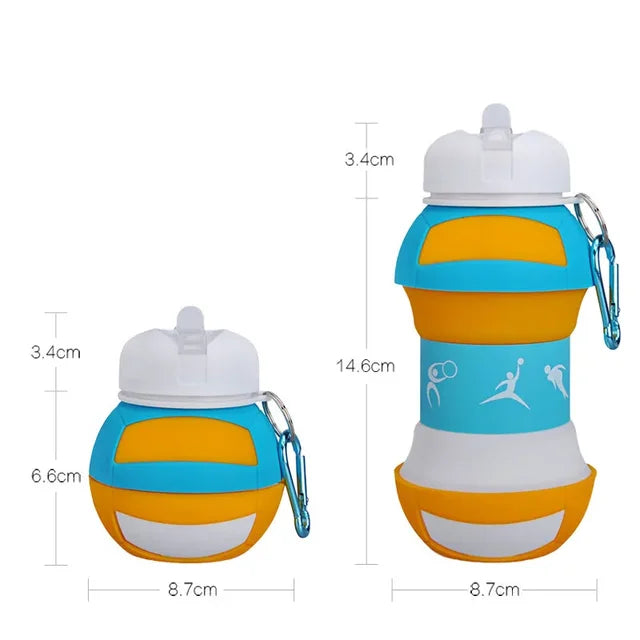 Fold Water Bottle Volleyball 550ML