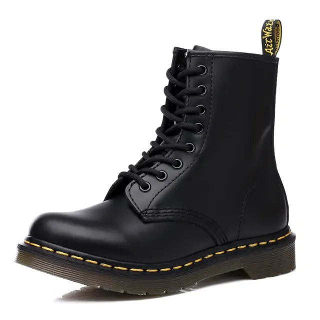 Unisex Leather Boots black 1460 10