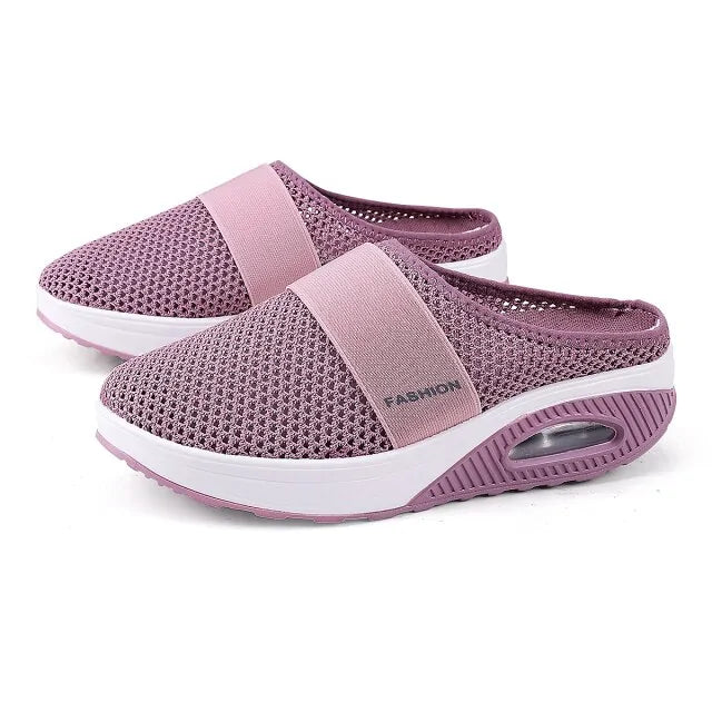 Comfortable Walking Shoes Pink 37