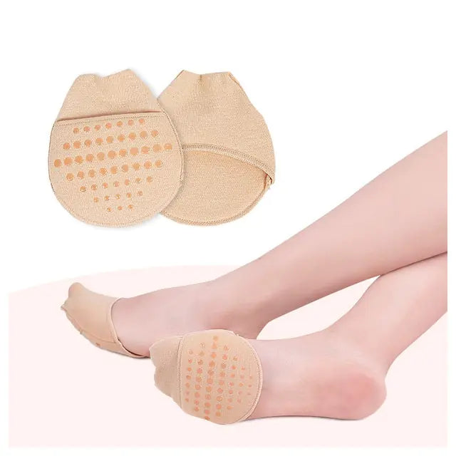 Honeycomb Fabric Foot Care Beige Type C-1Pair