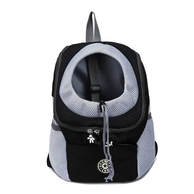 Pet Travel Carrier Bag Black M for 5-10kg