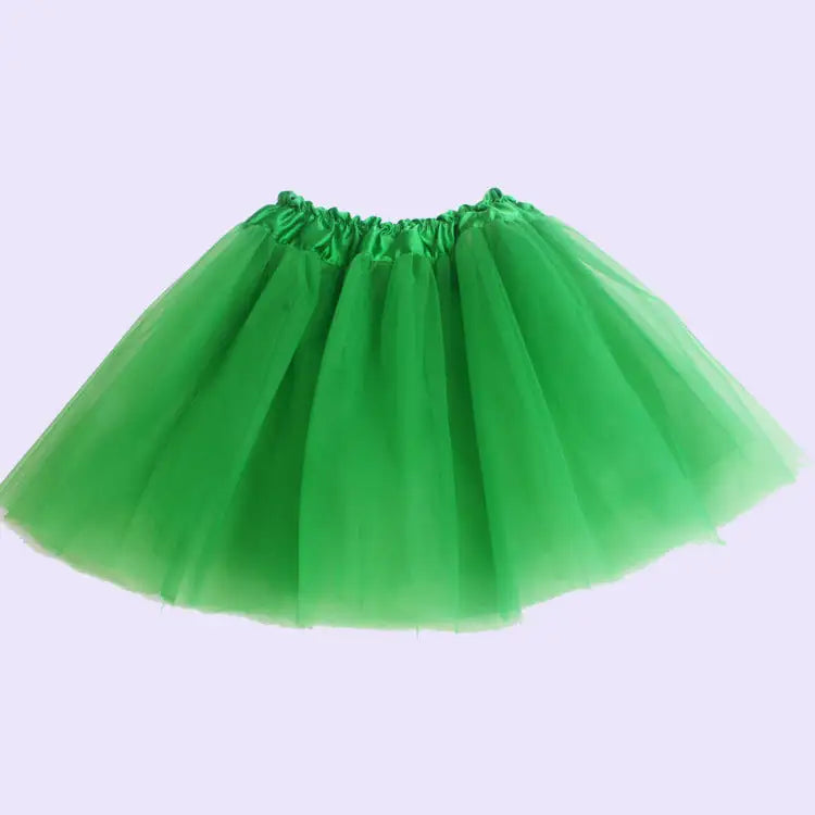 Half Length Skirt Tutu Green One size