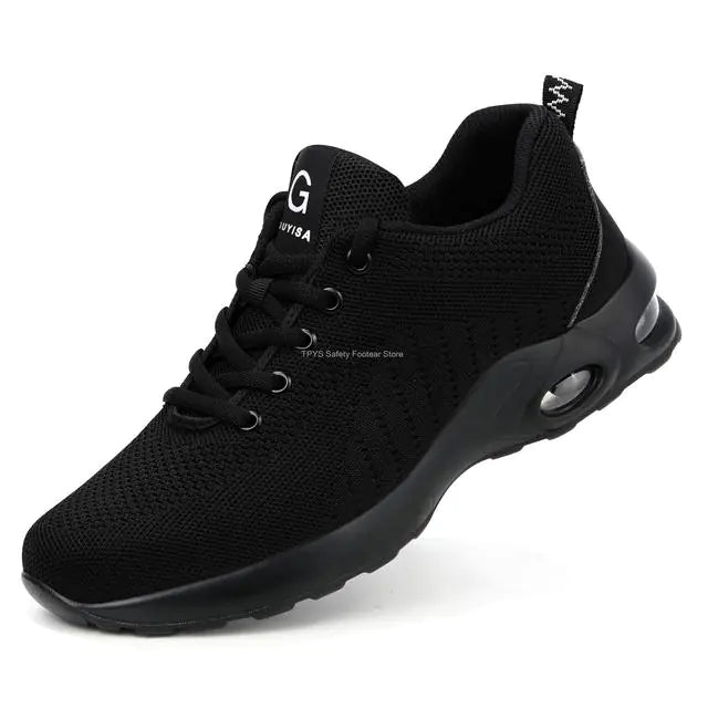 Puncture Proof Safety Shoes for Men Black 39