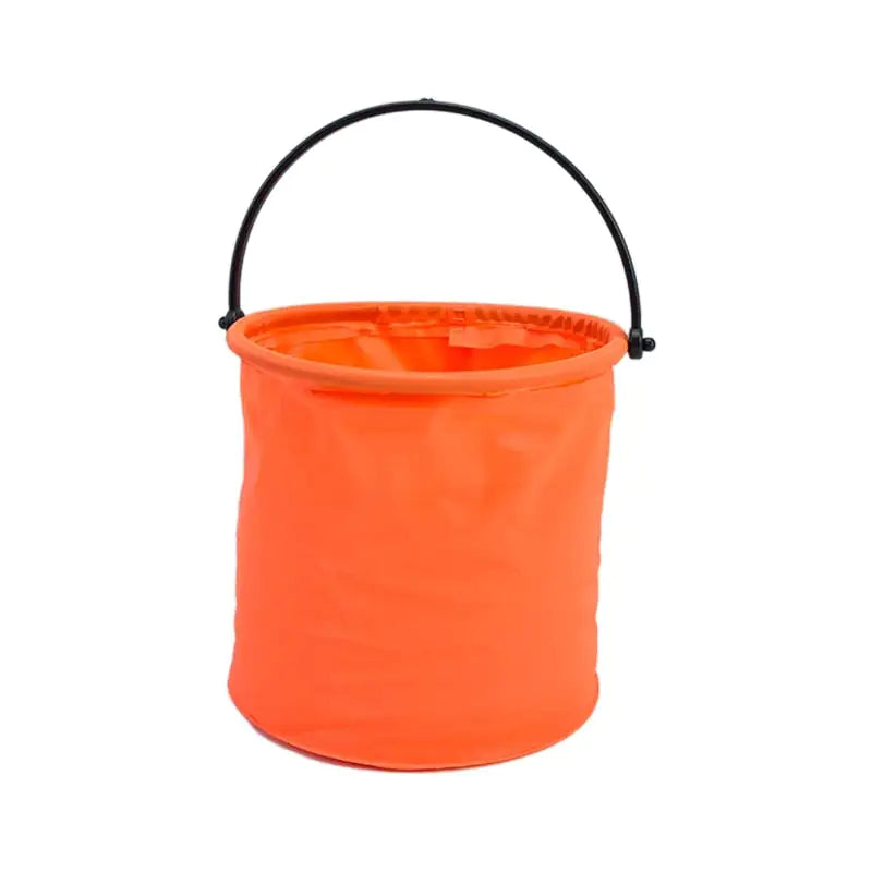 Foldable Beach Bucket Orange