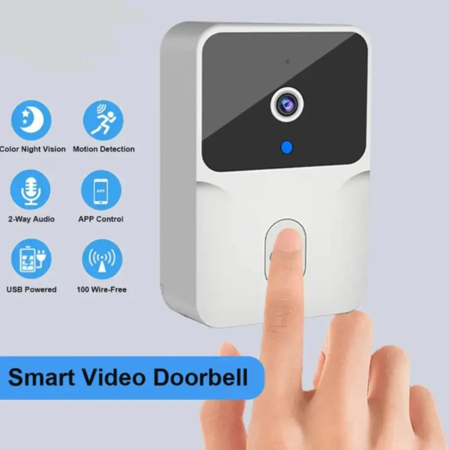 Wi-Fi Video Doorbell White ML1T