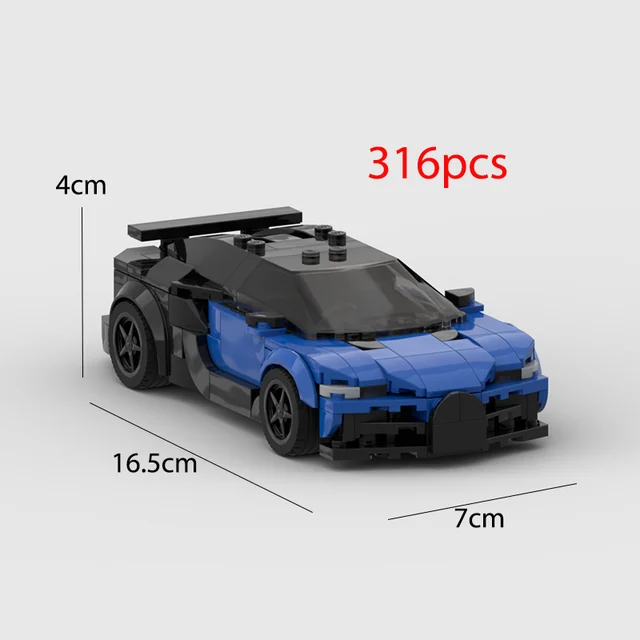 Chiron Racing Car Building Blocks Bugatti Veyron