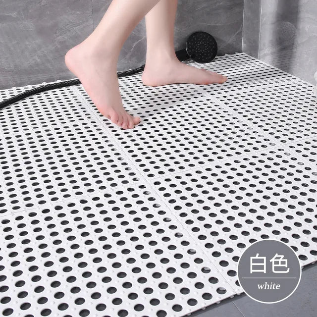 Non Slip Bath Mat Waterproof White 30CMx30CM