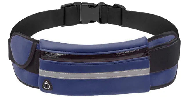 Sporty Waist Belt Bag Dark Blue