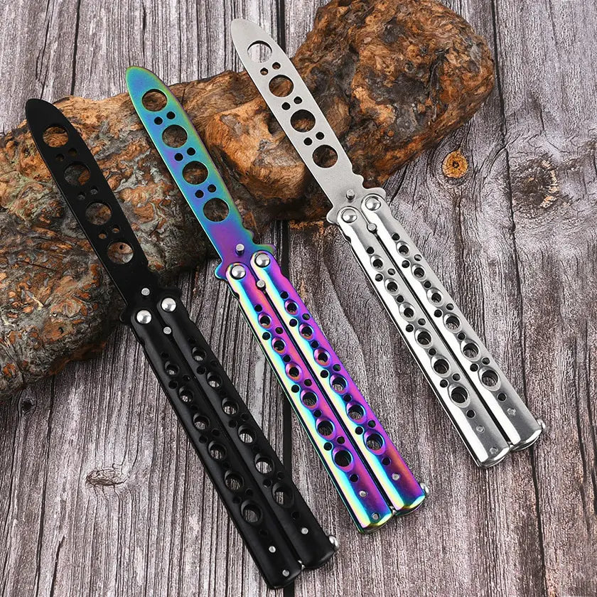 Portable Butterfly Training Knife