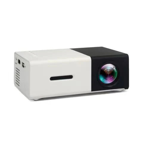YG300 Mini Portable Projector Black UK Plug