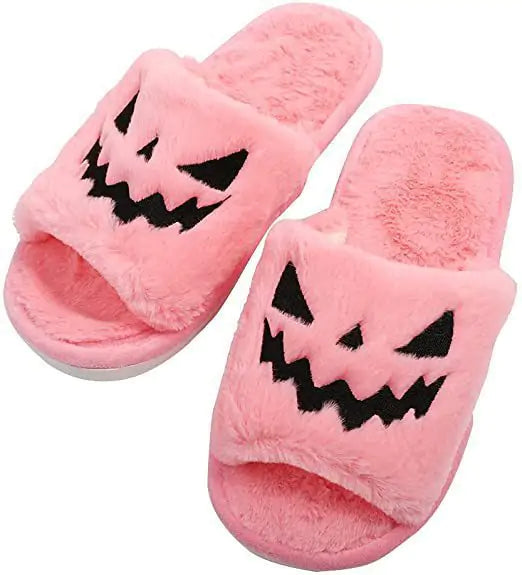 Spooky Halloween Slides Pink US 10.5